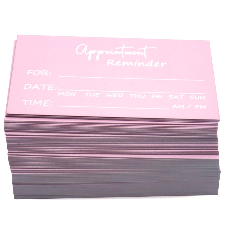 RXBC2011 بطاقات تذكير بالمواعيد RXBC2011 100 باللون الوردي - Image 4